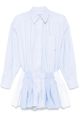 Alexander Wang Prestyled pleated playsuit
