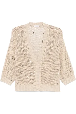 PESERICO SIGN Crochet-knit cardigan