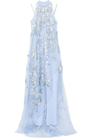 Saiid Kobeisy Bead-embellished crepe jumpsuit