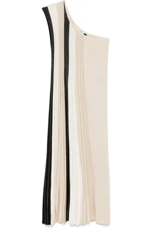 MRZ Pliss?? clourblock midi dress