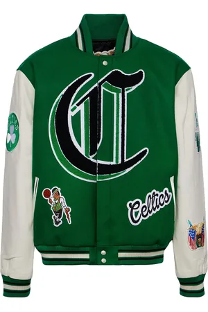 JEFF HAMILTON Boston Celtics colour-block bomber jacket