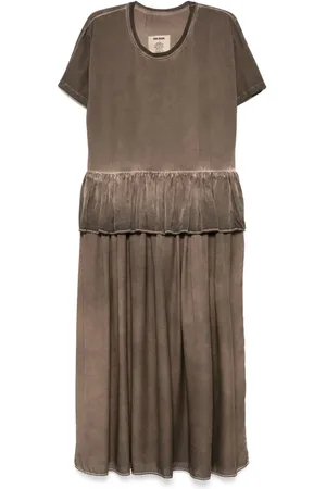 UMA WANG Ruffle-detailed midi dress