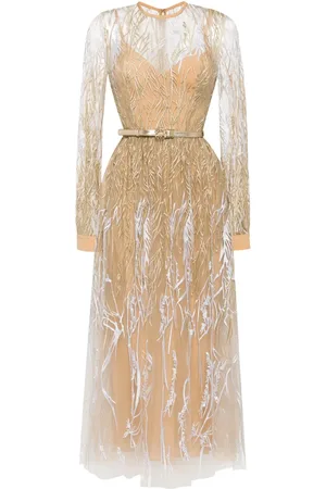 Elie saab Arboreal midi gown