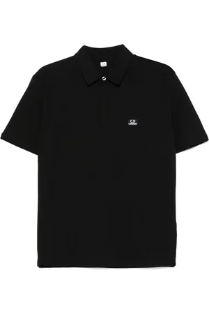 C.P. Company Logo-patch polo shirt