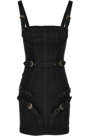 VERSACE Buckled mini dress