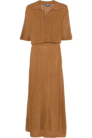ERIC BOMPARD Pointelle polo dress