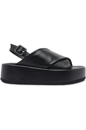 PALOMA Leather platform sandals
