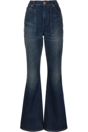 Balmain High-rise flared jeans