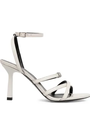 HUGO BOSS 90mm logo-lettering leather sandals