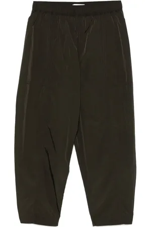 STUDIO NICHOLSON Elasticated-waistband tapered trousers