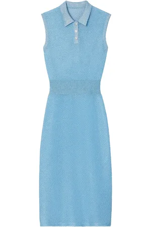 Tory Burch Knitted polo midi dress