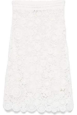 ERIC BOMPARD Guipure lace skirt