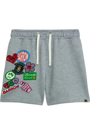 BARROW Logo-print track shorts