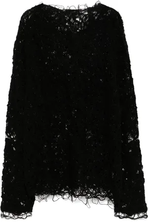 JNBY Hollow long-sleeves top