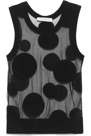 Viktor & Rolf Polka-dot tank top