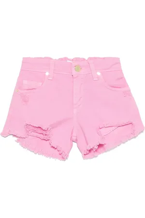 MISS GRANT Frayed-brim shorts