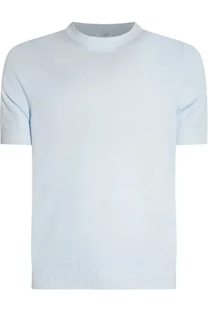 Malo Fine-knit cotton t-shirt