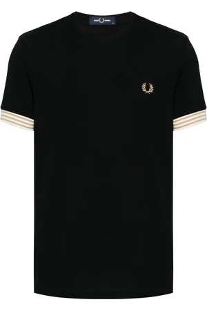 Fred Perry Logo-embroidered cotton T-shirt