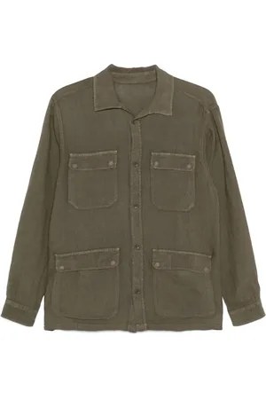 HERNO Linen shirt jacket