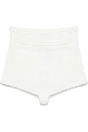 Viktor & Rolf Layered-effect mini shorts