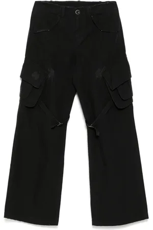 JNBY Curled edge cargo trousers