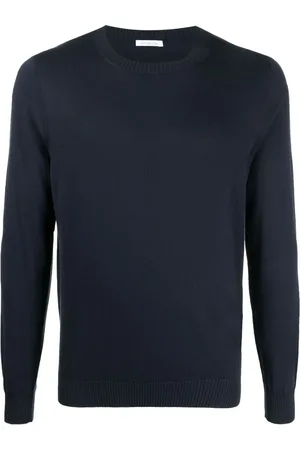Malo Ribbed-knit edge cotton jumper