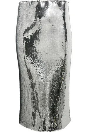 Nº21 Sequin midi skirt