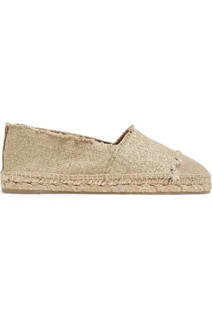 CASTA Flat linen espadrilles