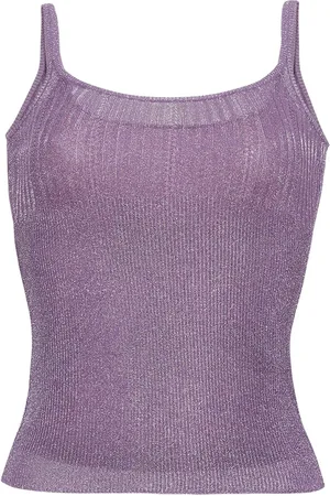 ADAM LIPPES Rue metallic top