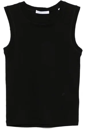 Helmut Lang Logo-embroidered tank top