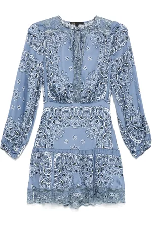 Maje Floral-print mini dress