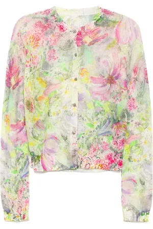 JNBY Jacquard cardigan