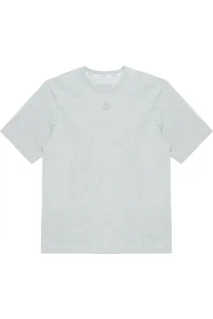Marine Serre Crescent Moon-appliqu?? cotton T-shirt