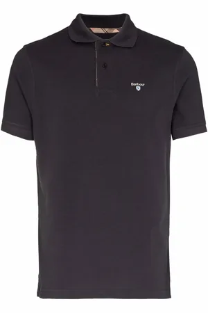 Barbour Tartan trim short-sleeved polo shirt