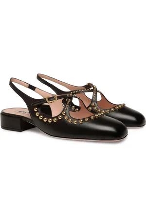 Bally 30mm studded leather pumps