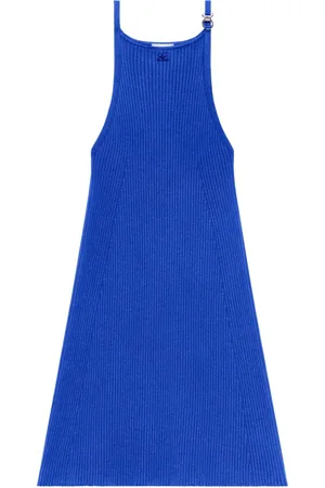Courrèges Logo-embroidered mini dress