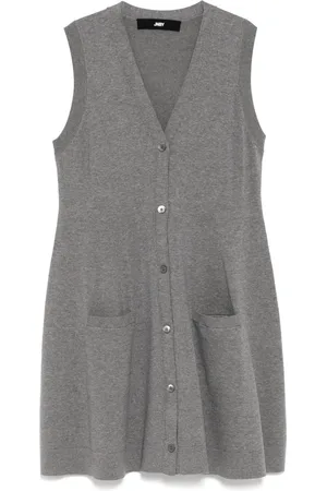 JNBY V-collar sleeveless knitted dress