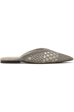 Brunello Cucinelli Monili-embellished mules