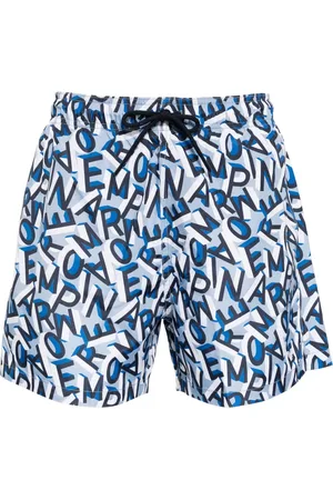 Emporio Armani Graphic-print swim shorts