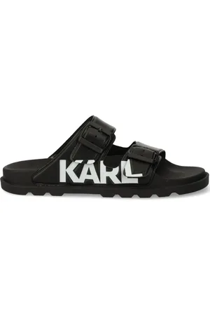 Karl Lagerfeld Logo-print slides