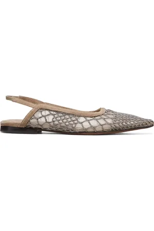 Brunello Cucinelli Pointed-toe ballerina shoes
