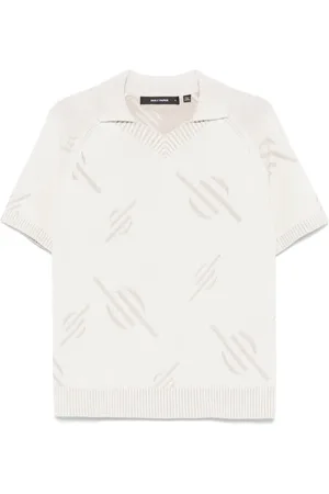 Daily paper Monogram-intarsia top