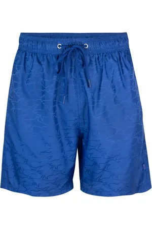 Paul & Shark Logo-print swim shorts