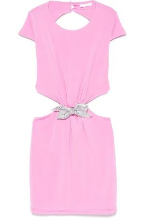 MISS GRANT Bow-brooch dress