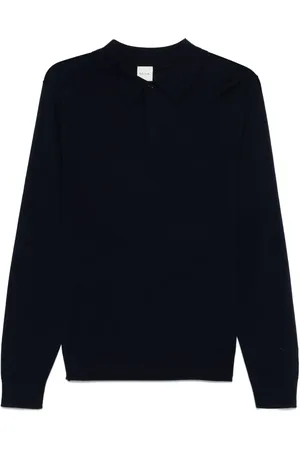 Paul Smith Merino-wool longsleeved polo shirt