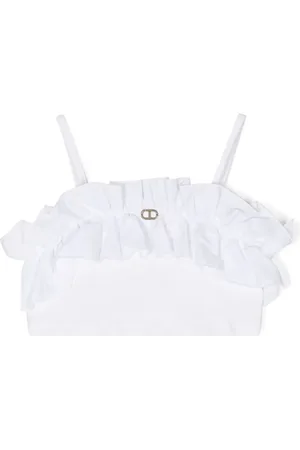 Twin-Set Ruffled crop top