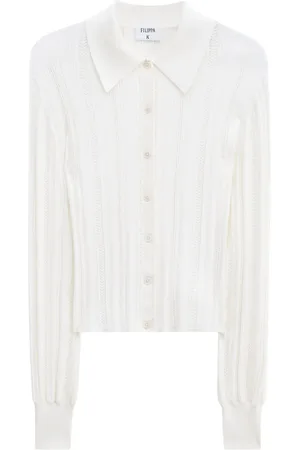 Filippa K Braid-knit cardigan
