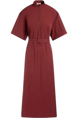 Bally Belted midi dress