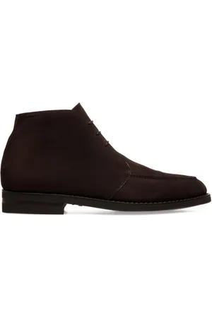 Bally Lace-up suede boots