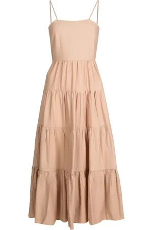 Olympiah Kobe tiered maxi dress